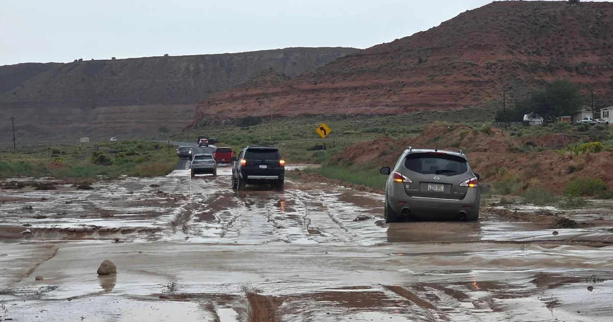 Three killed as floodwaters overwhelm Navajo Nation in New Mexico