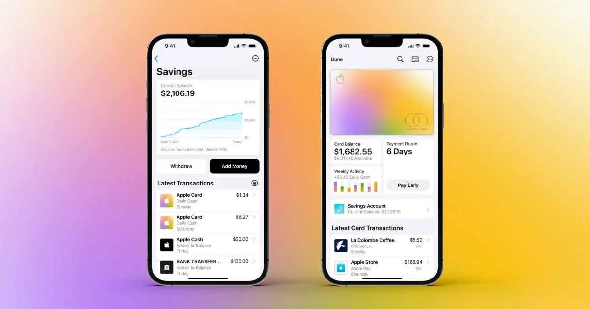 Apple Card users anticipate launch of high-yield savings account feature.