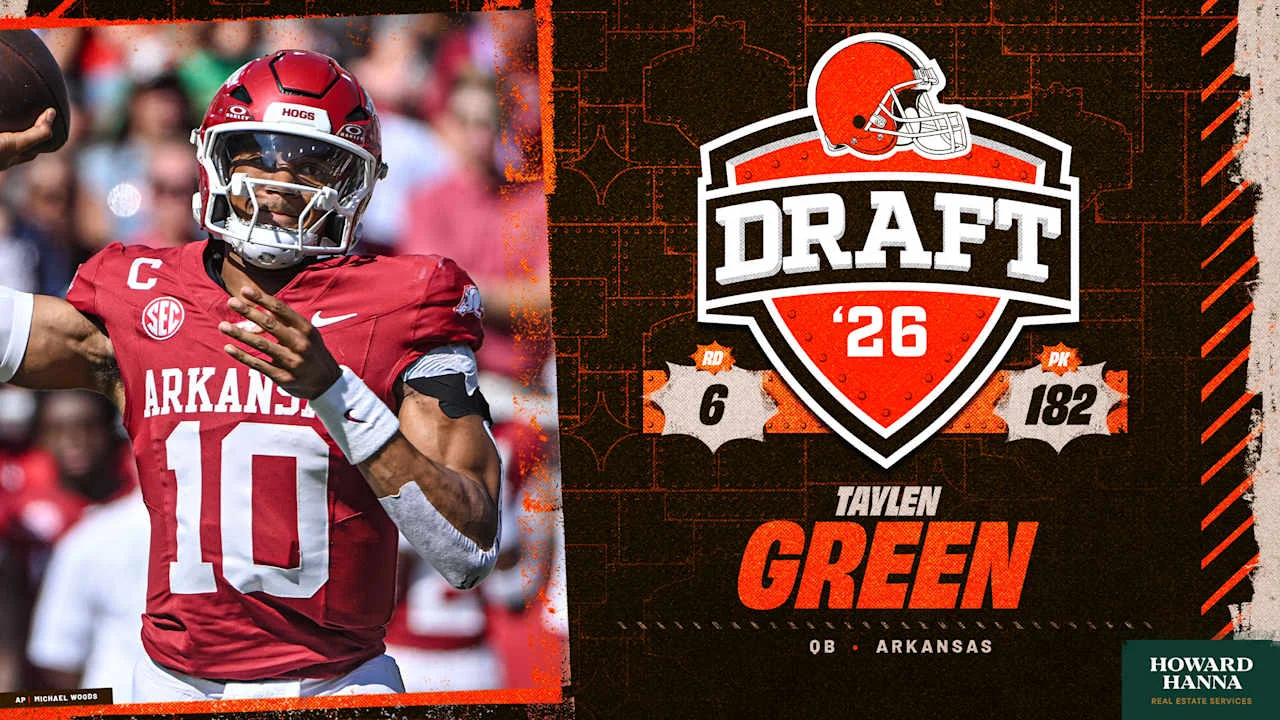Browns land Taylen Green at No. 182, adding a versatile QB to their depth chart