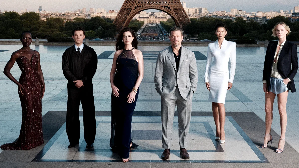 Odyssey Cast Stuns at Eiffel Tower Paris Photo Call