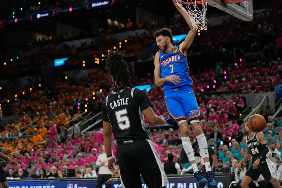 Thunder surge fuels 123-108 win to take 2-1 West finals lead