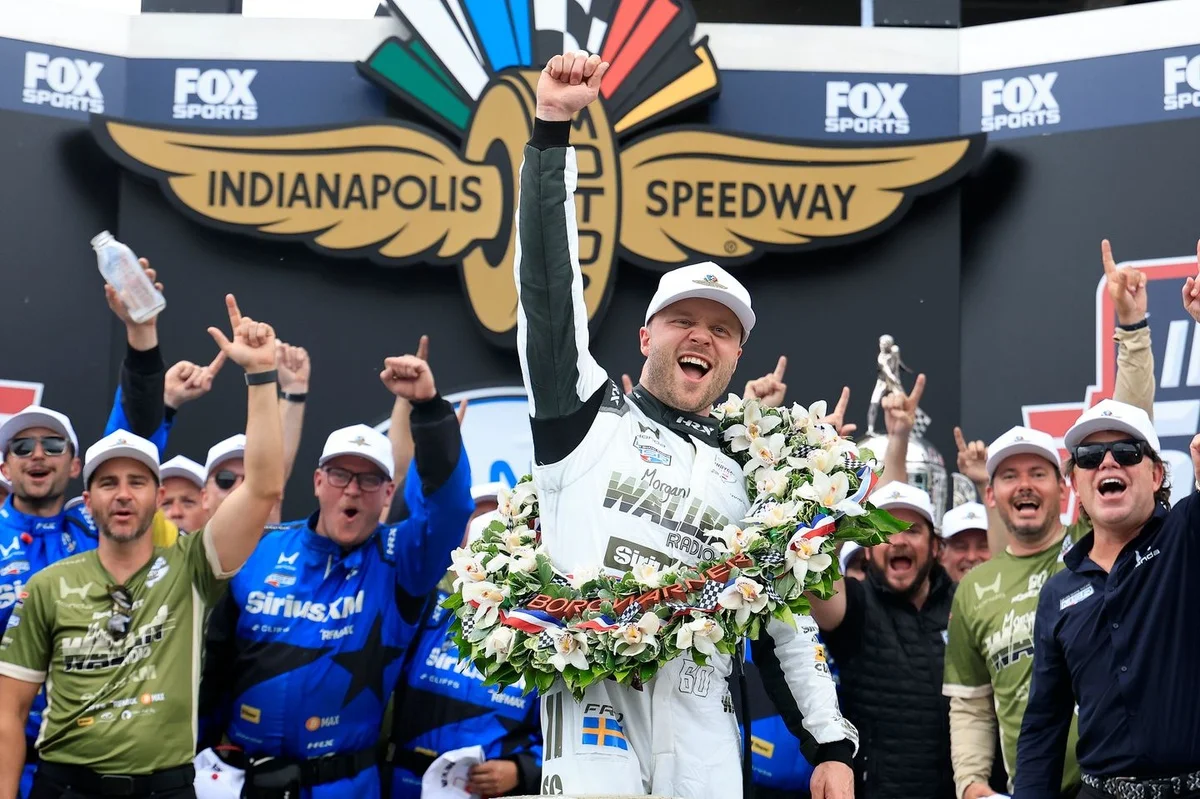 Rosenqvist edges Malukas in razor-thin Indy 500 finish