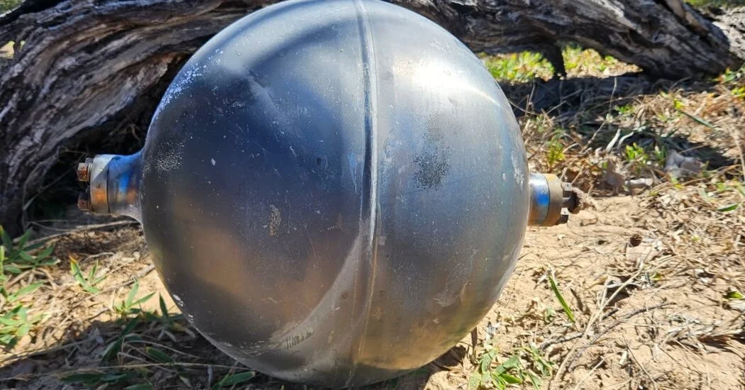 Six Metallic Spheres on Queensland Beach Traced to Space Debris