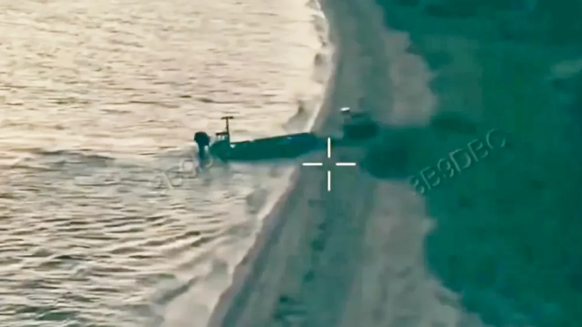 Ukraine Demonstrates Robotic Amphibious Assault Using Sea Drone