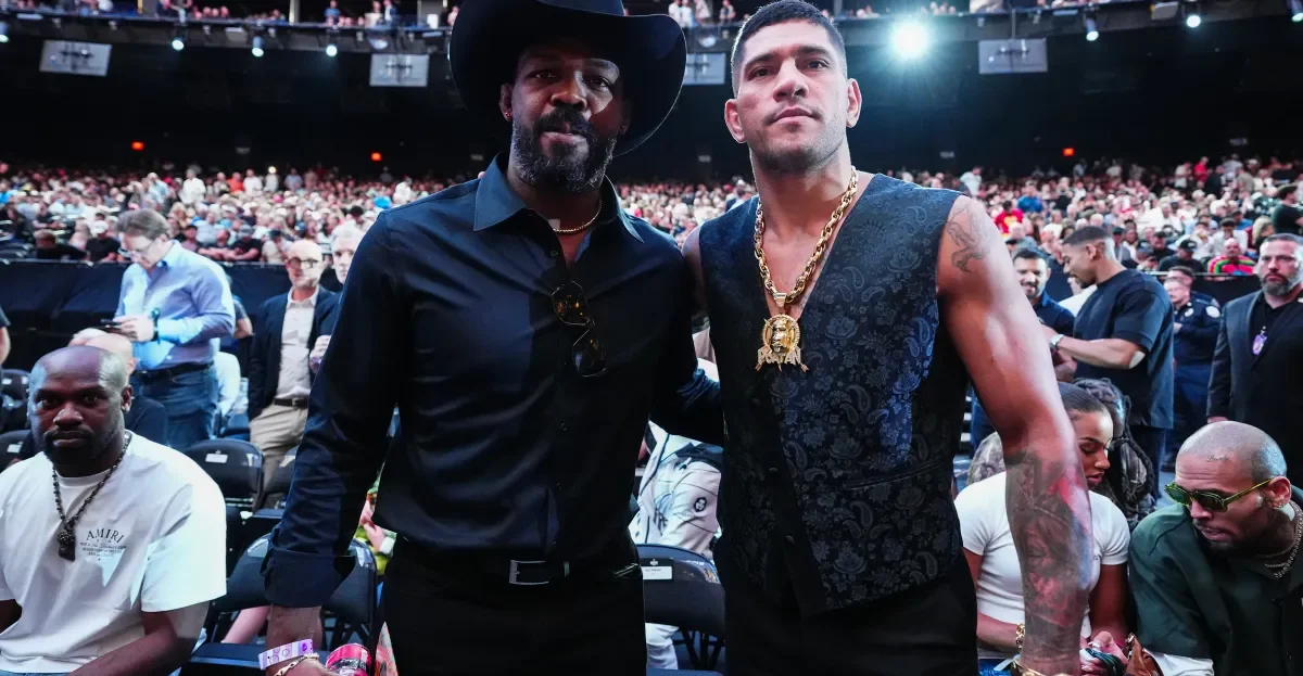 Pereira puzzled by Jones’s cryptic post-fight jab