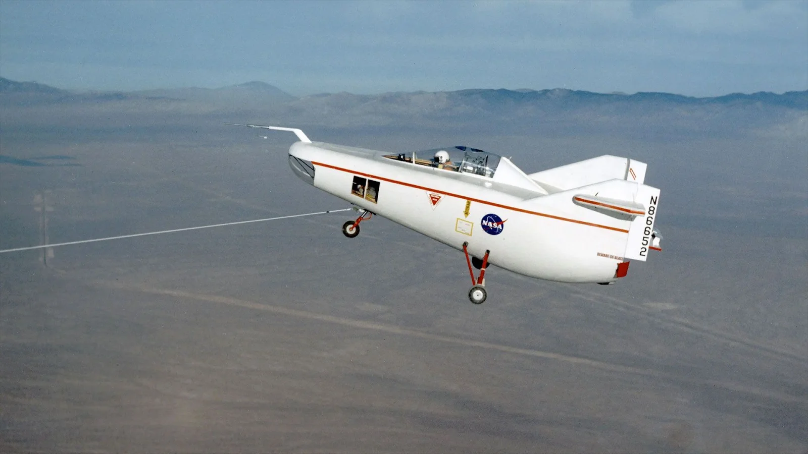 Wingless M2-F1 completes first glide flight, signaling lifting-body era