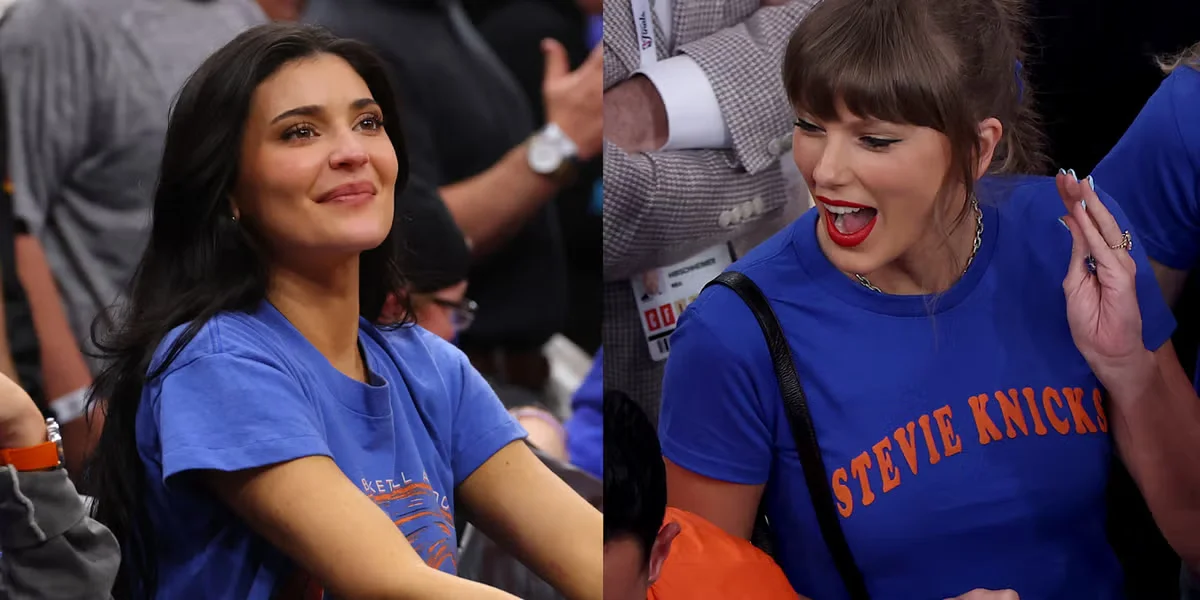 Swift and Jenner Share a Courtside Hug at Knicks Game