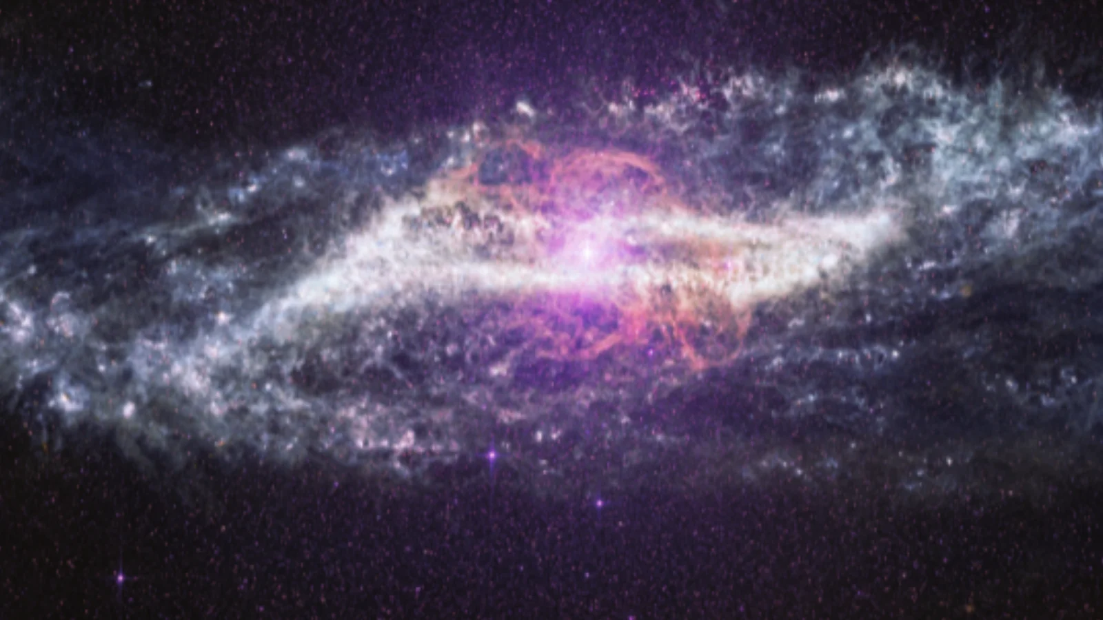 JWST marks four years with infrared portrait of Centaurus A's tumultuous core