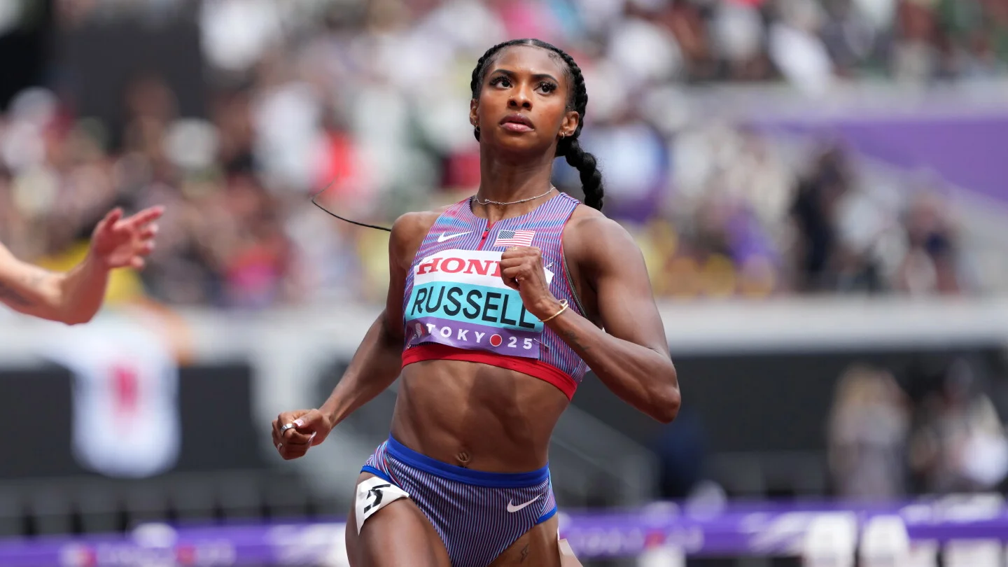 Masai Russell Sets 12.09 WR in 100m Hurdles, Silencing Online Doubters