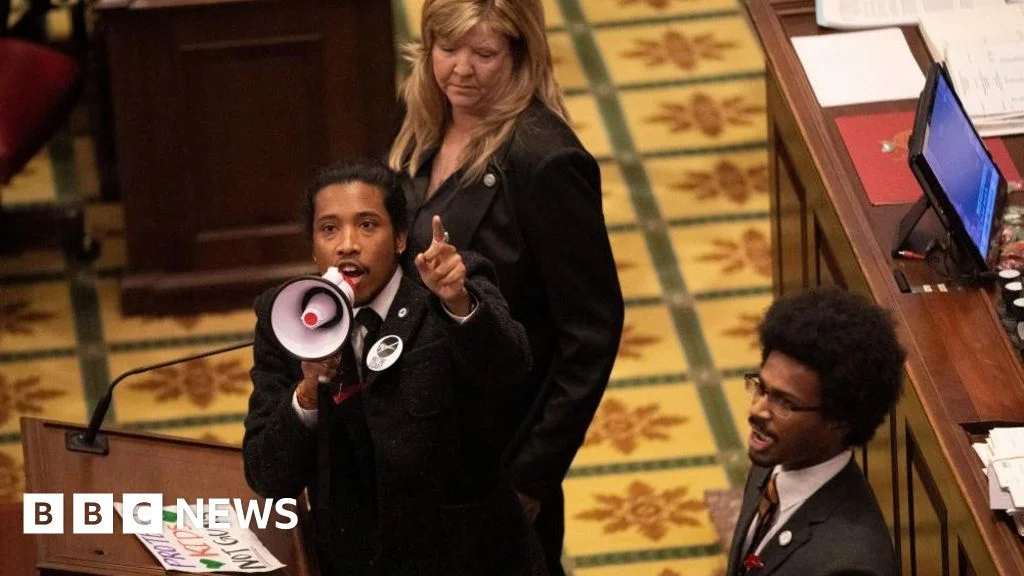 Tennessee Democrats face expulsion and lose committee assignments over gun control protest.