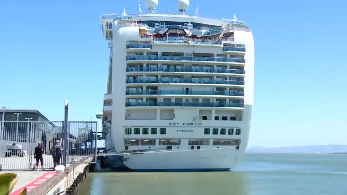 Ruby Princess Cruise Ship Sets Sail from San Francisco After Repairs and Passenger Reduction