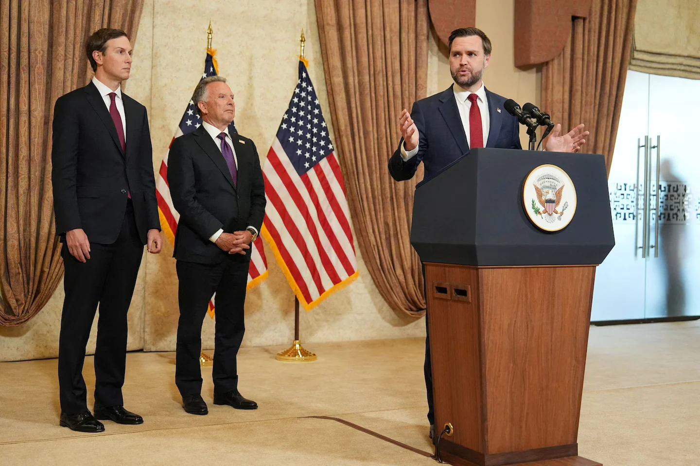 Kushner and Witkoff to lead Iran talks in Islamabad as Vance sits out