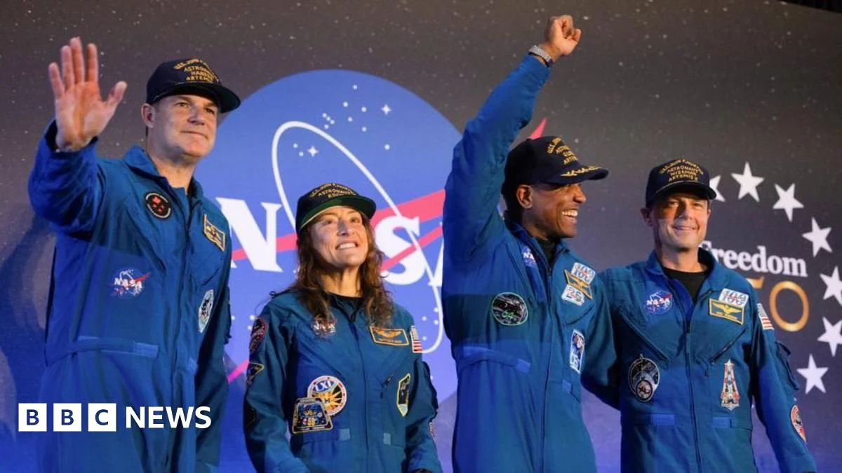 Artemis II crew discuss Moon mission in live briefing