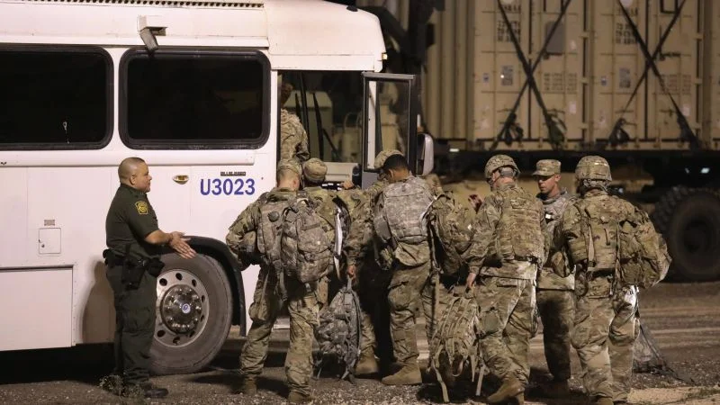 1,500 troops to be sent to southern border in anticipation of migrant surge.