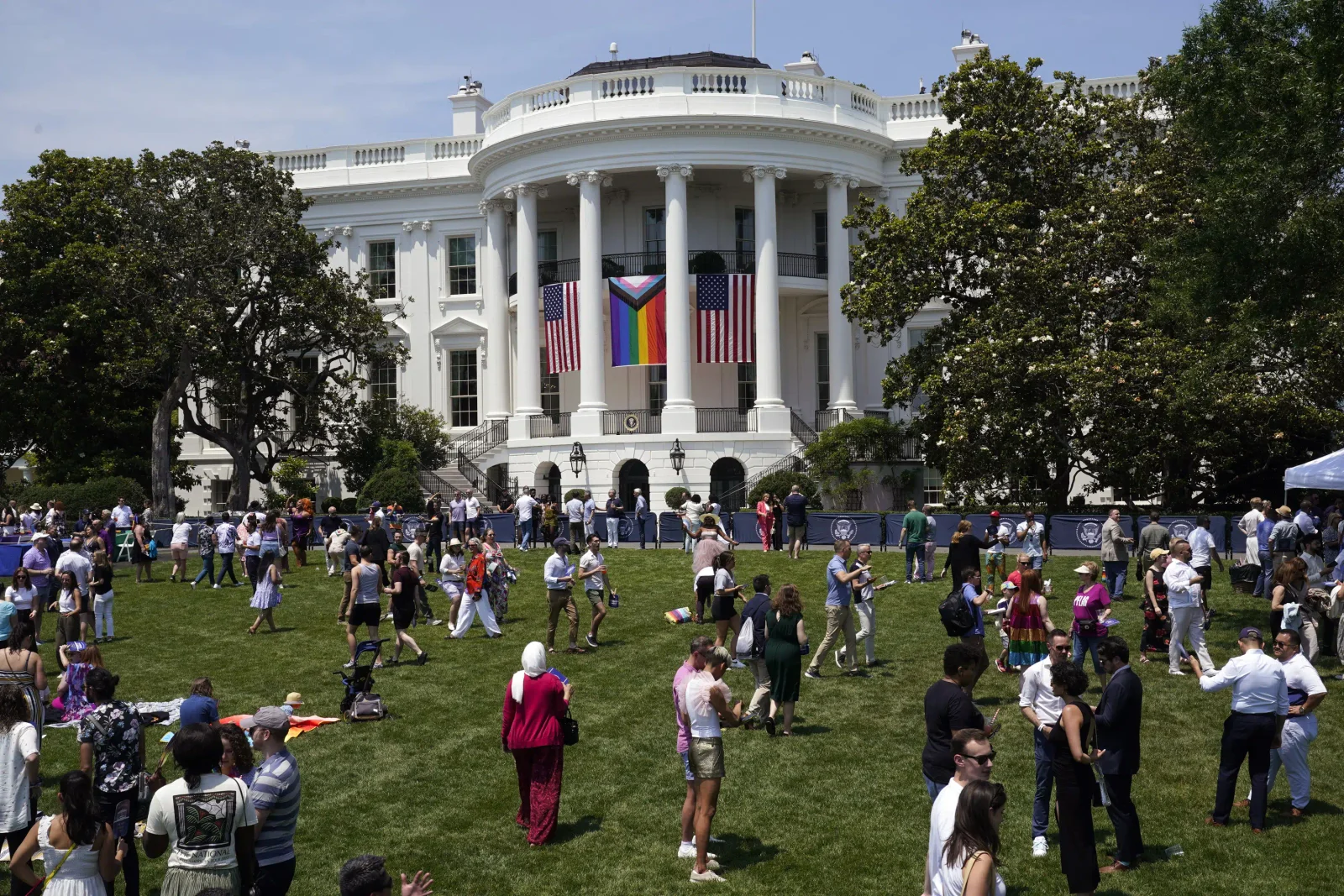 Biden celebrates LGBTQ+ community and vows to protect their rights.