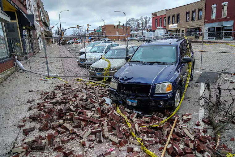 Severe storms and tornado warnings sweep through Northeast region.
