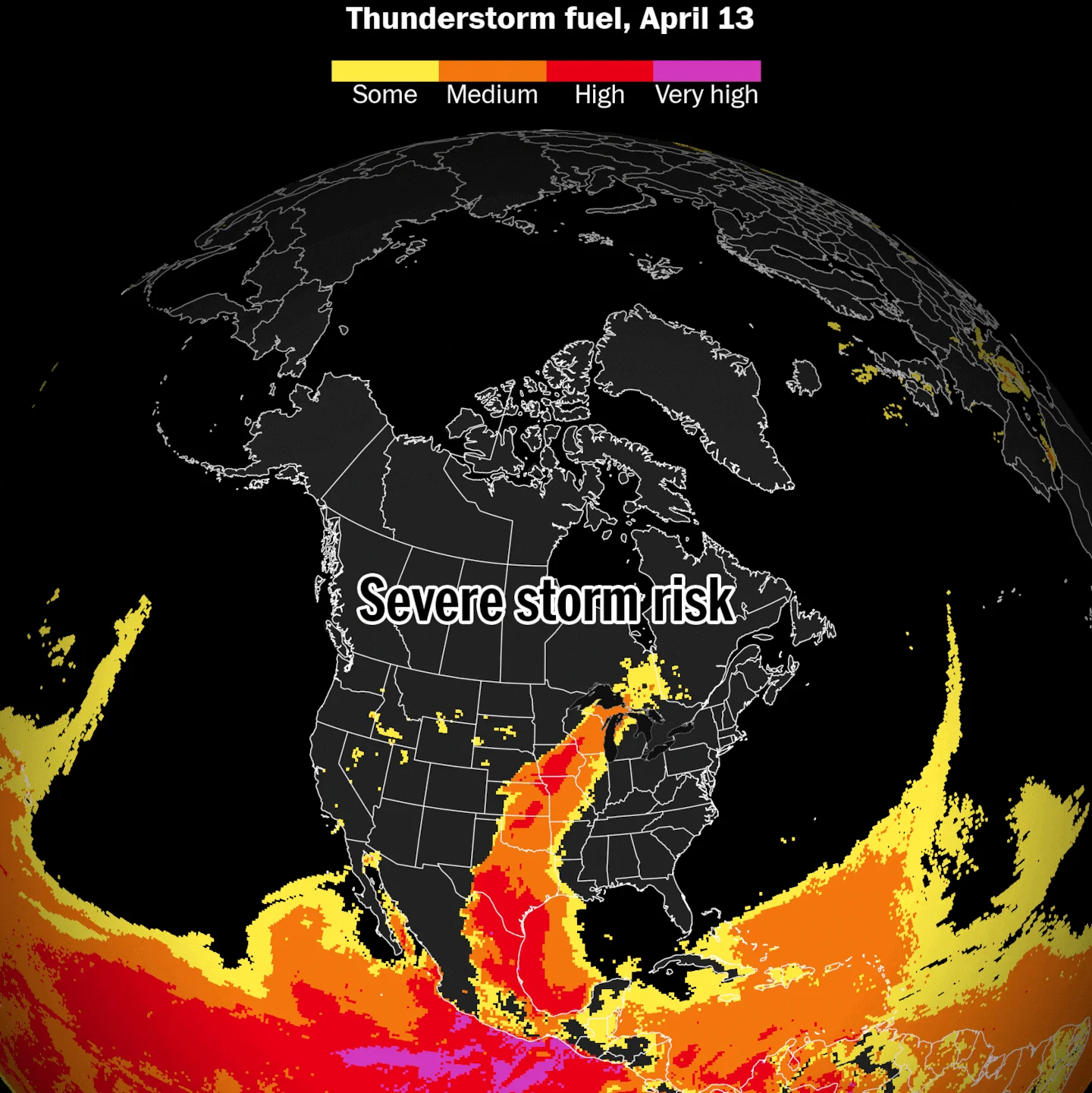 Plains brace for four-day severe weather spree with tornado risk