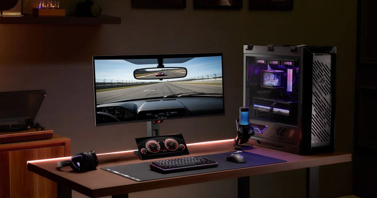 ROG Dials Up Visuals and Multitasking with Strix OLED XG34WCDMS and XG129C
