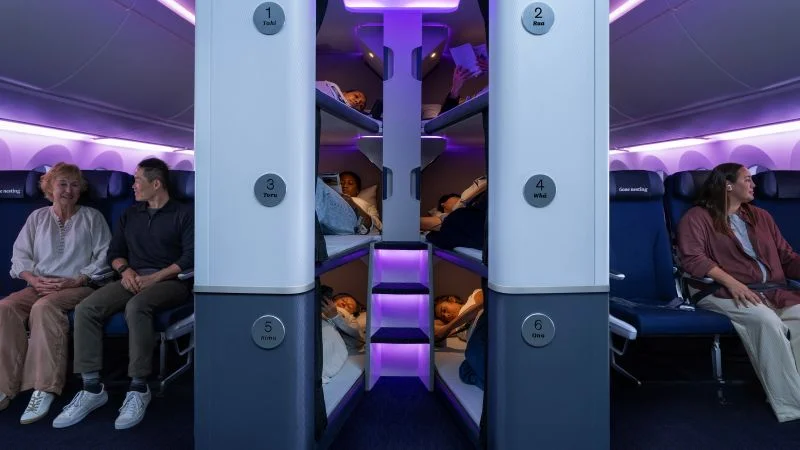 Air NZ Debuts Economy Skynest Bunk Beds on New Dreamliners