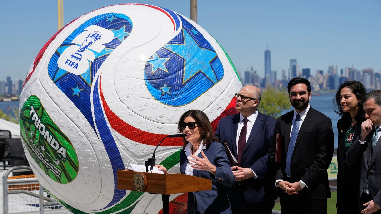 Hochul Offers 500 Free World Cup Tickets to NY Families and Frontline Heroes