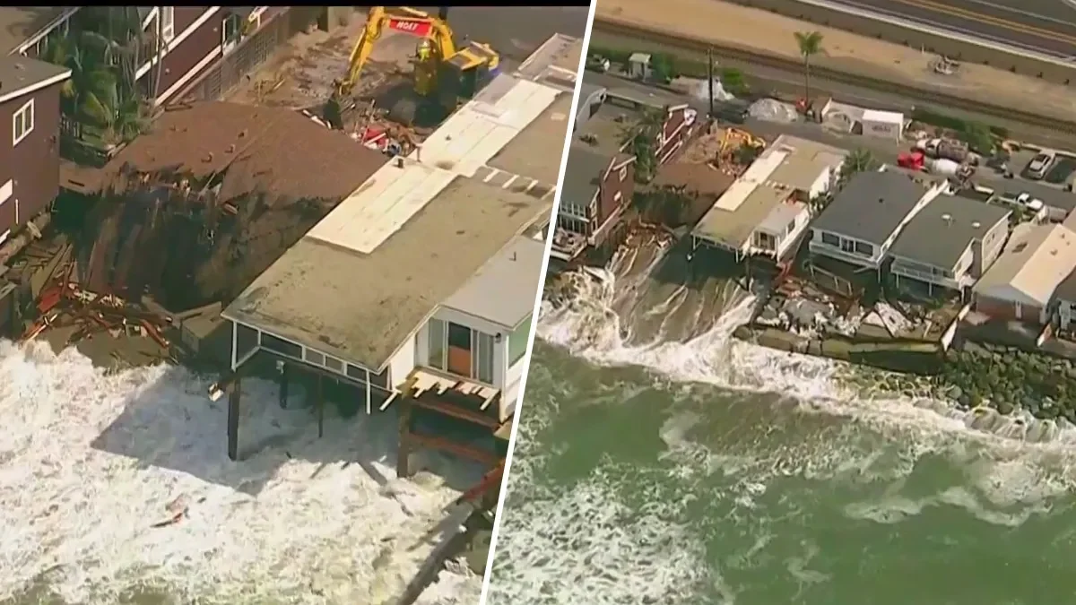 Tropical Storm Sparks Severe Surf, Damaging Dana Point Beachfront Homes