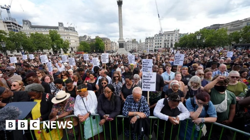 London vigil honors Jason Arday as family mourns media-fueled scrutiny