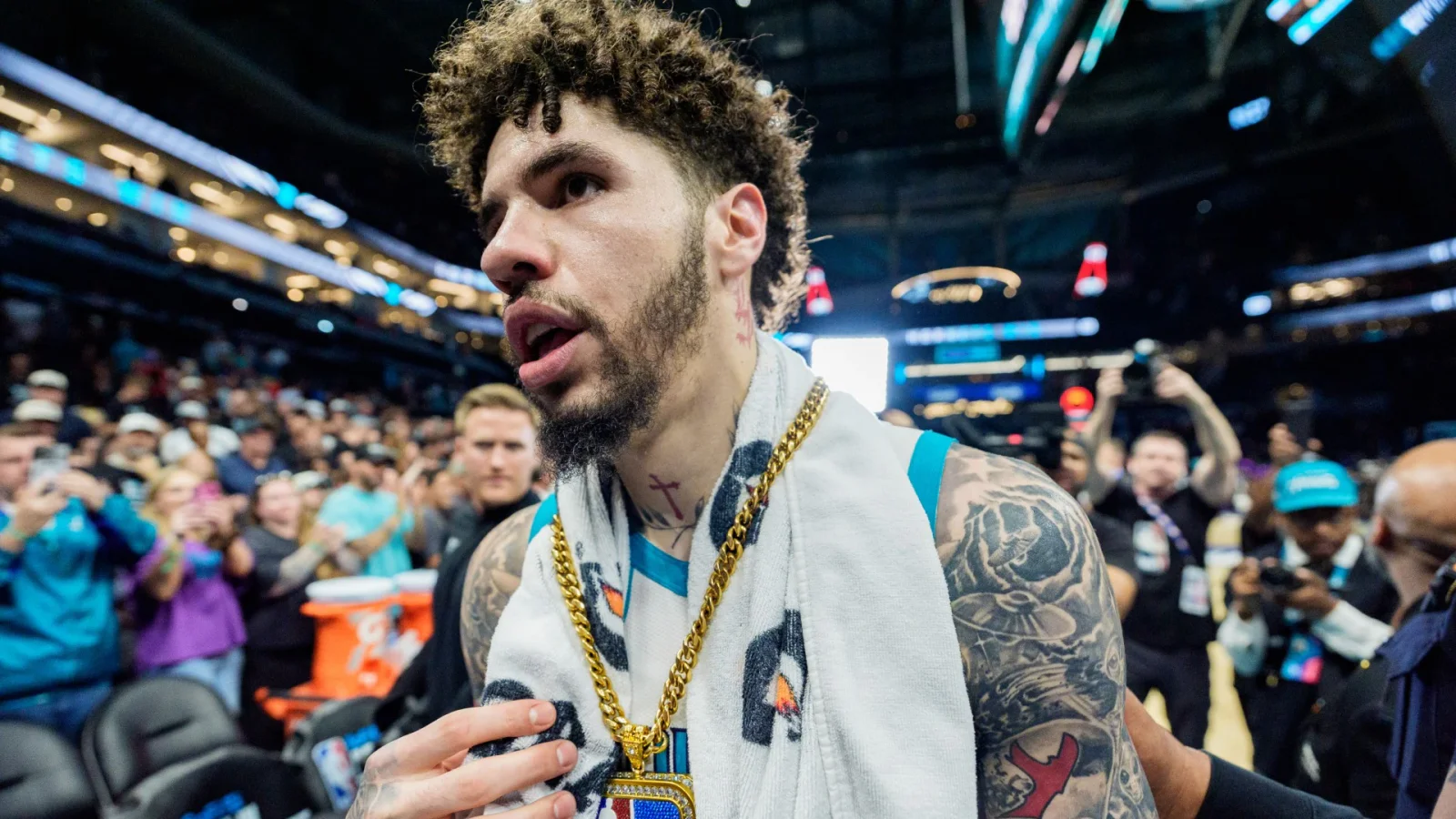 Ball, Bridges deliver in OT Play-In thriller as Hornets top Heat