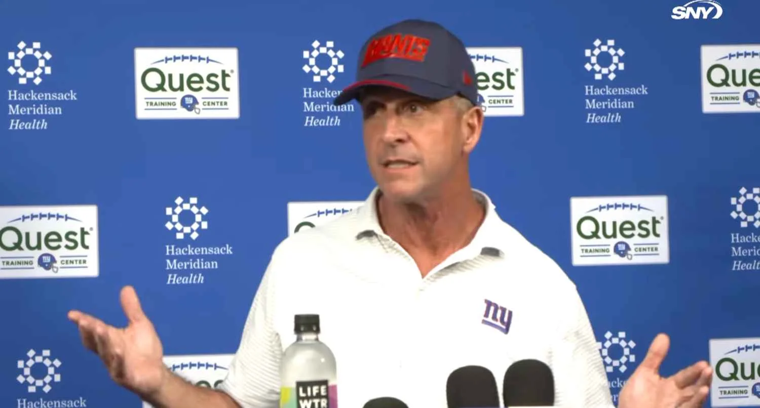 Harbaugh Declines Nabers Details Ahead of Giants-Cowboys Showdown