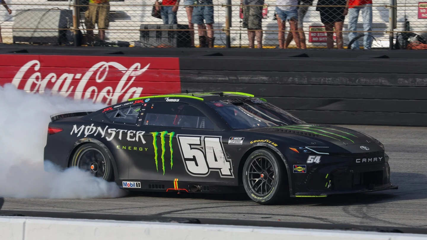 Gibbs claims maiden Cup win at Bristol in OT
