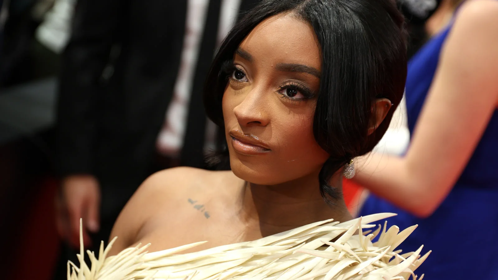 Simone Biles shuts down wedding invite chatter tied to Swift and Kelce