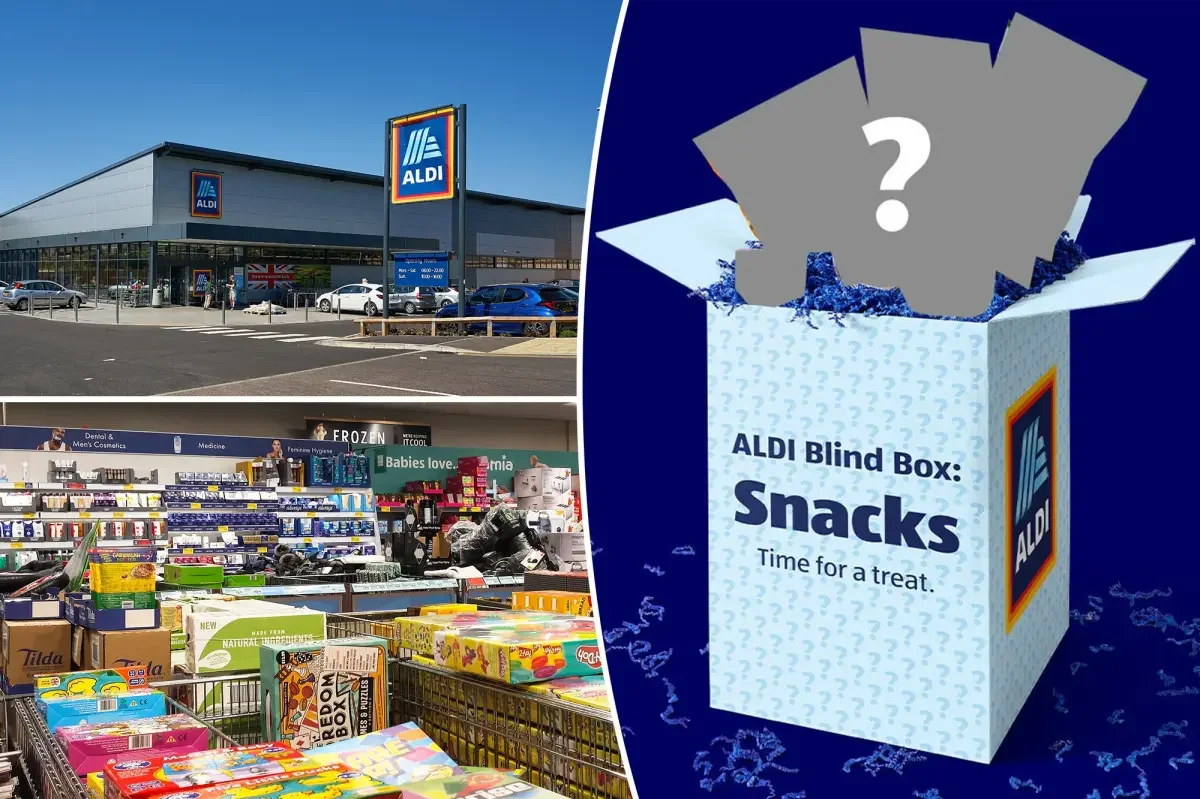 Aldi Launches Free 'Blind Boxes' of Groceries for Mystery-Themed Drops