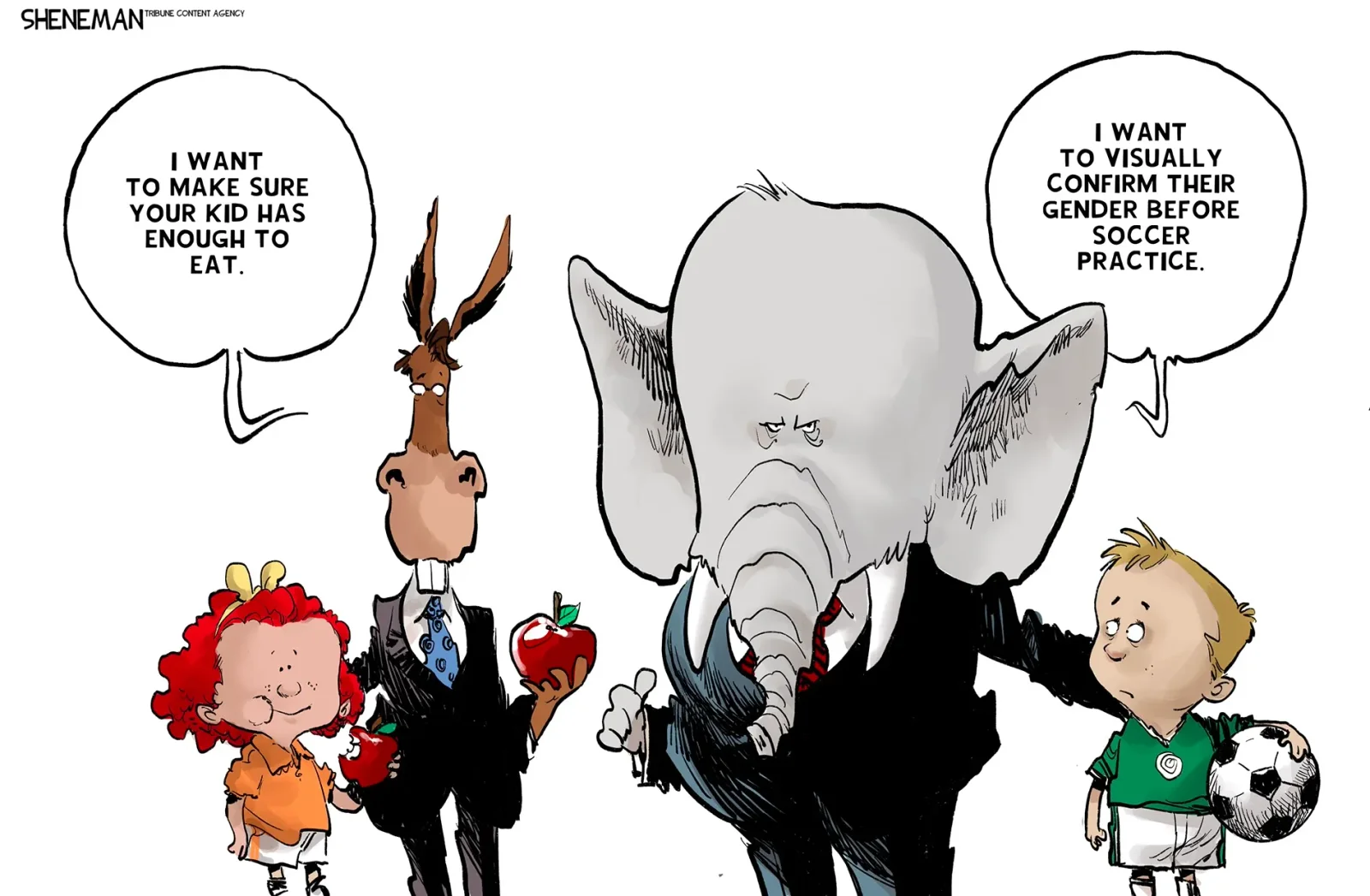 Cartoonist Draws a Line on Transgender Sports and Rights