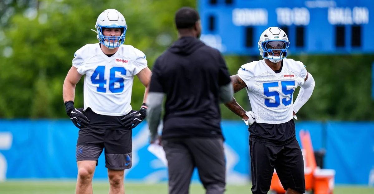 Lions retool their linebacker corps for a nickel-heavy 2026