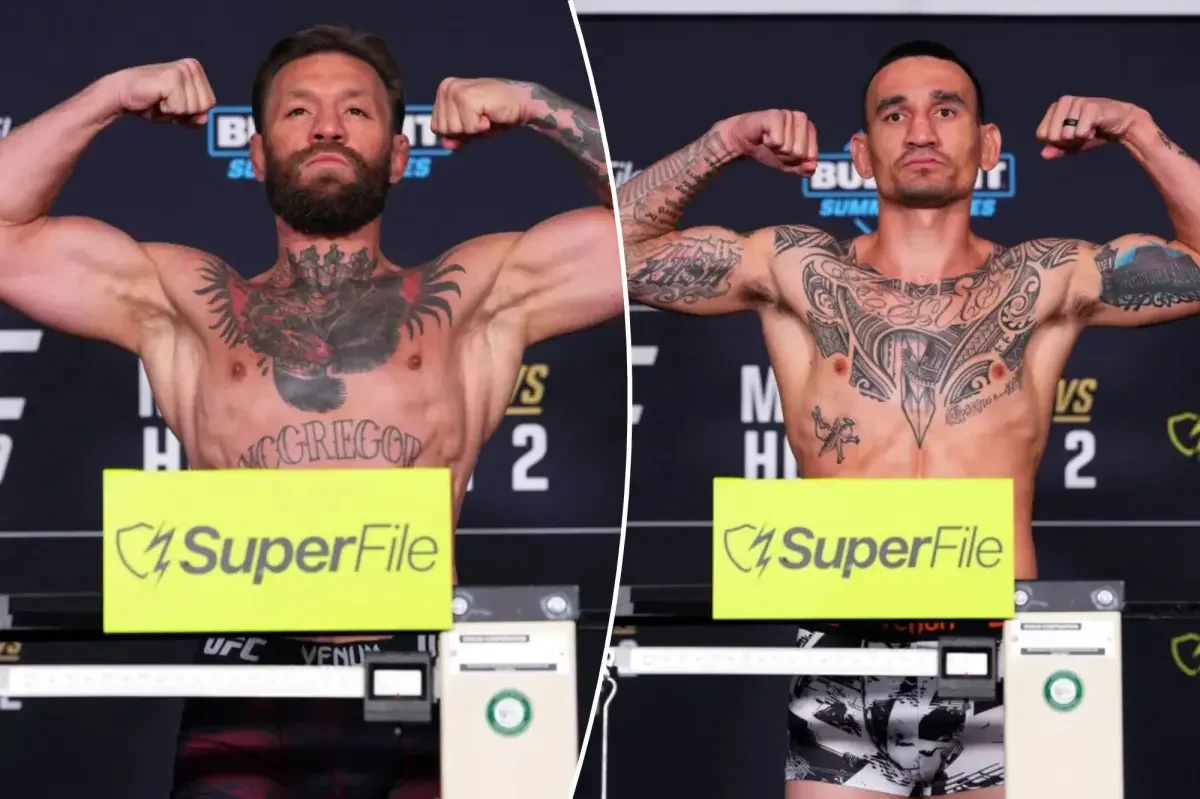 McGregor Looks Massive as Holloway Moves Up to 170 for UFC 329