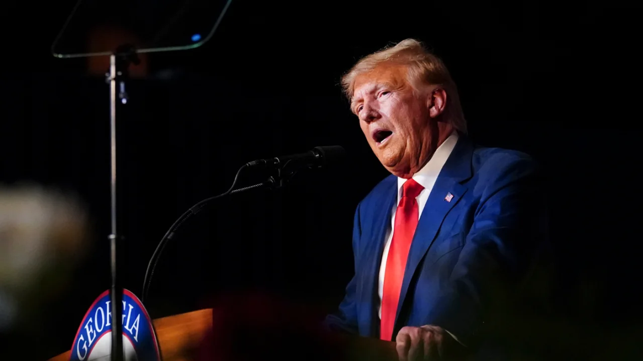 "Trump Dominates Poll, Leads DeSantis by 46 Points"