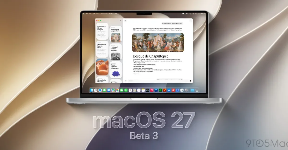 Apple issues fresh beta 3 revisions for iPadOS 27 and macOS 27 Golden Gate