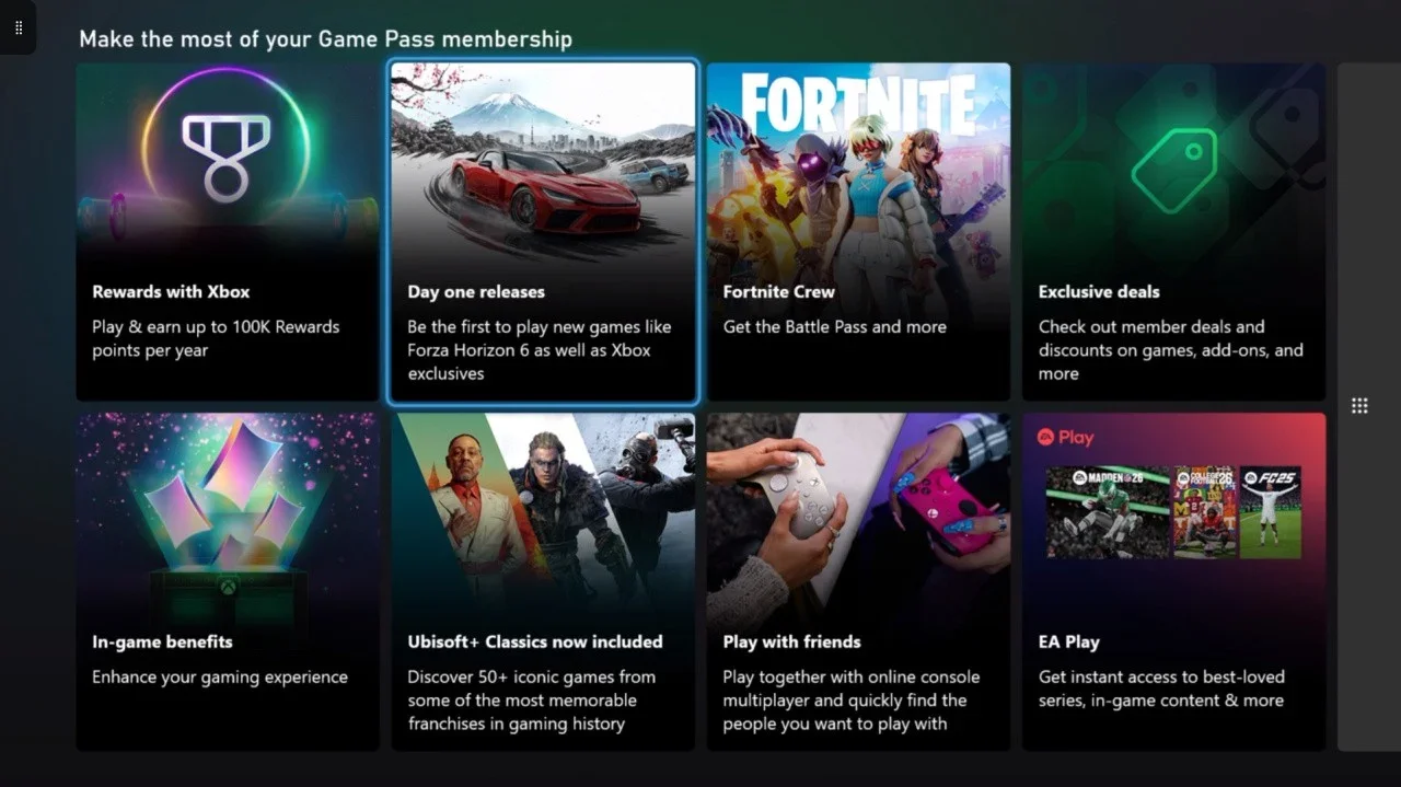 Xbox Dashboard Sparks Exclusives Debate Amid Game Pass Promotion