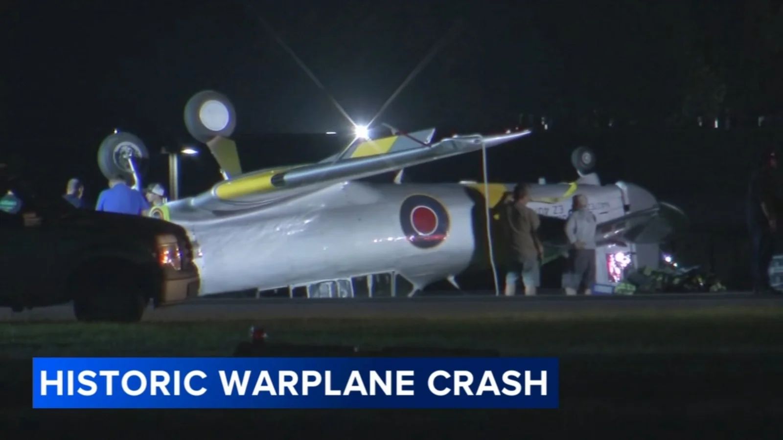Historic WWII T-6 Harvard 3 crashes during landing at Heritage Field; pilot hospitalized