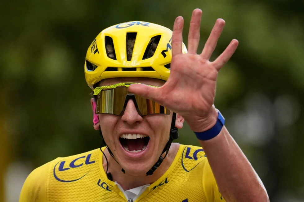 Pogacar seals his place among cycling legends with fifth Tour de France crown