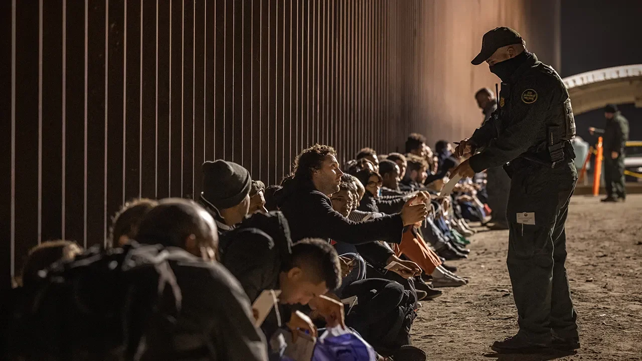 Sen. Sinema slams Biden's handling of Title 42 and migrant crisis.