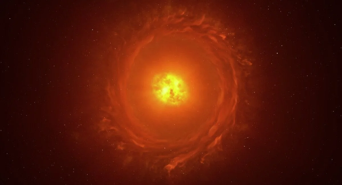Giant Star WOH G64 Flashes Signs of Impending Explosion