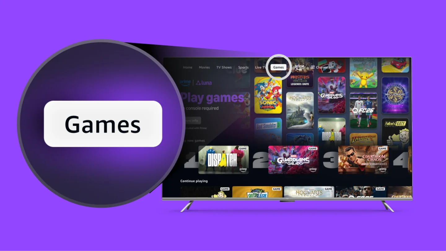 Prime Video Wades Deeper Into Gaming With Luna-Powered Games Tab