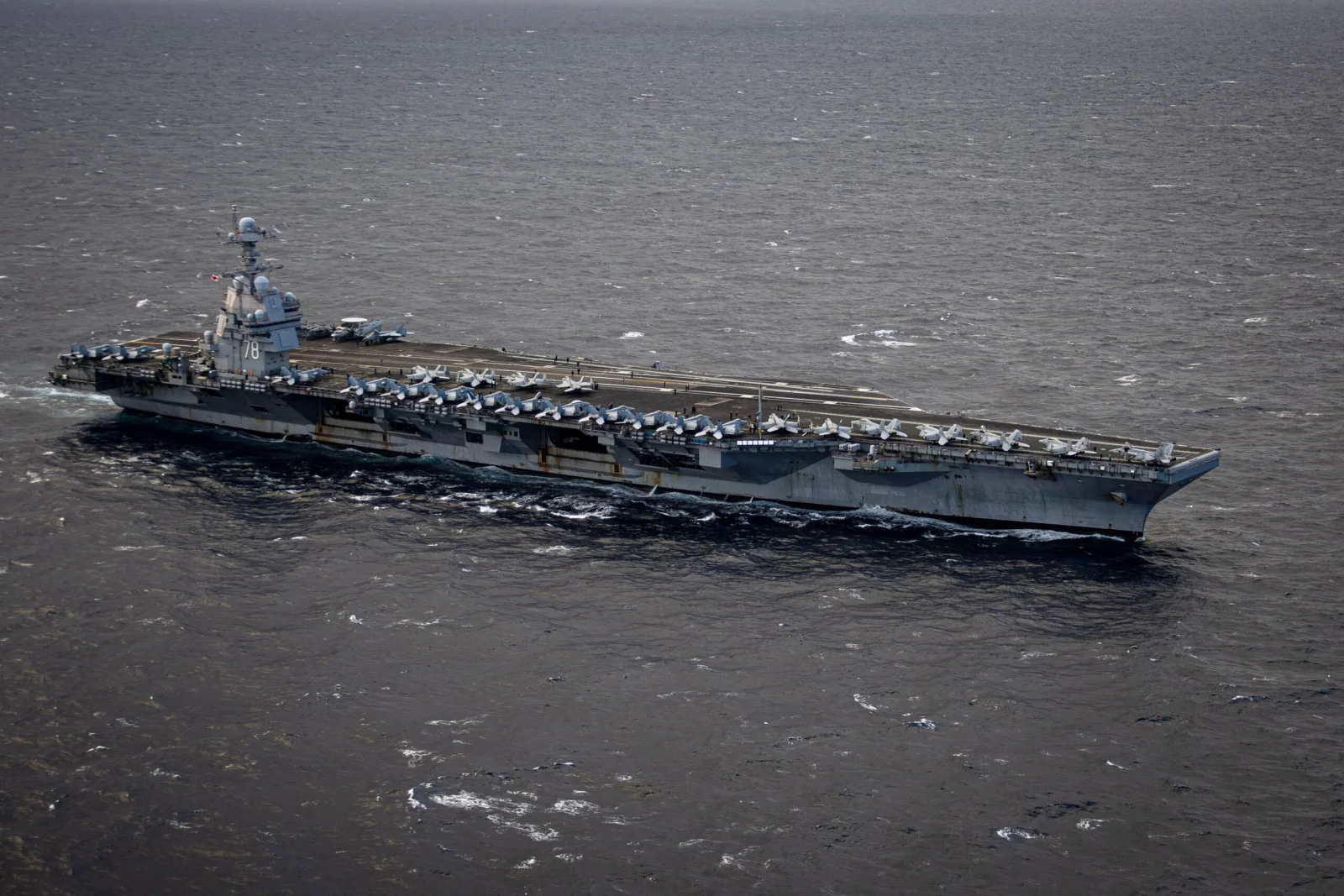 Ford Sets Post-Cold War Carrier Deployment Milestone