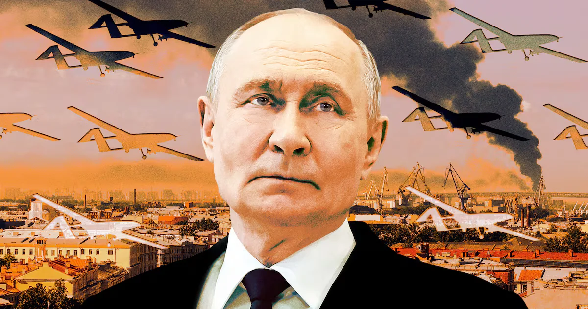 Ukraine Drones Shake Putin's Prestige at SPIEF