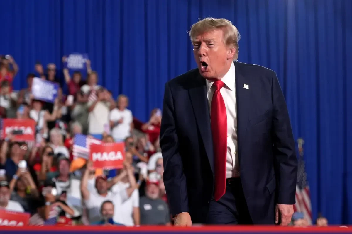 Trump brushes off interruption to rally behind Darline Graham in SC runoff
