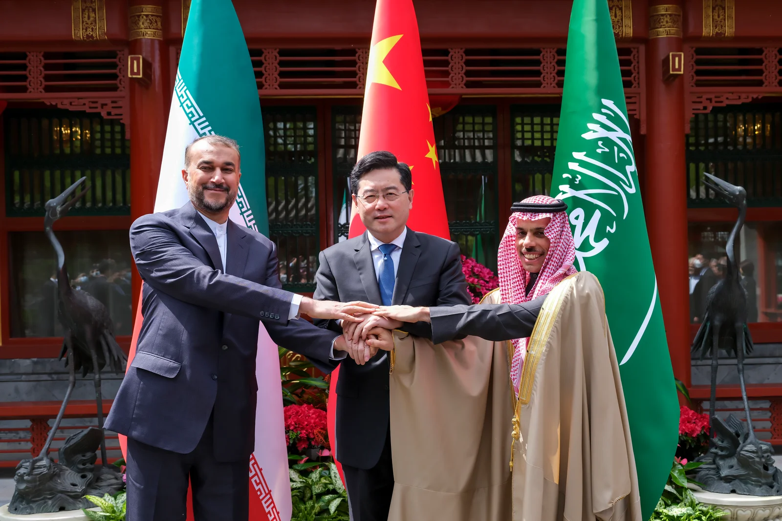 China brokers historic deal between Iran and Saudi Arabia.