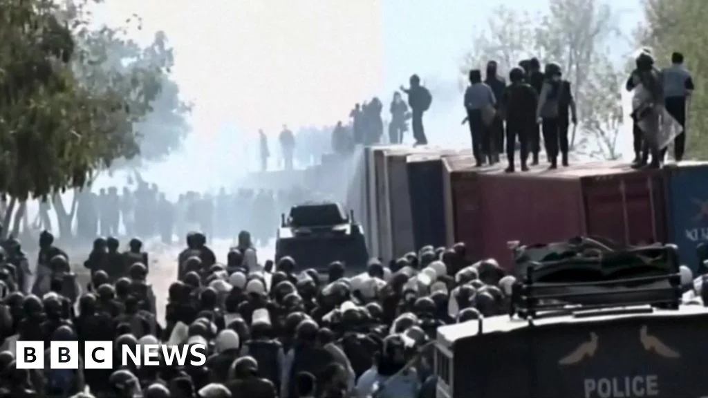 Imran Khan and Supporters Face Police Clash Outside Court