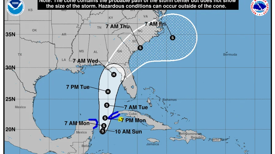 Florida Braces for Tropical Storm Idalia's Impending Arrival