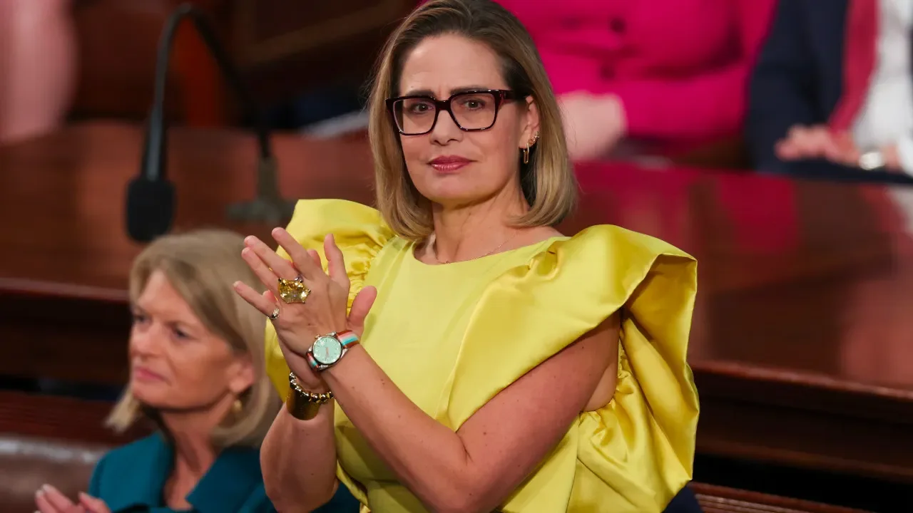 Sinema's Controversial Remarks and Gestures towards Democrats.