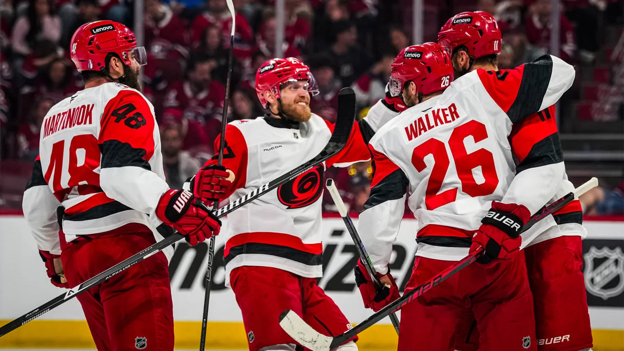 Canes Roll to 4-0 Win, Grab 3-1 Series Lead in Montreal